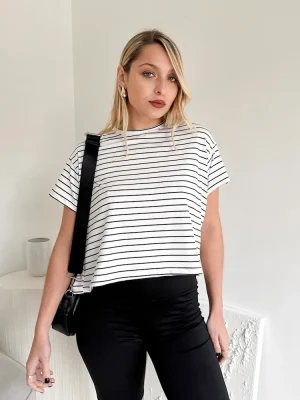 Remera Boxy Fit - Blanco, M