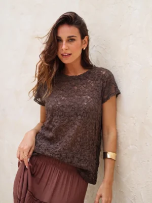 Remera de Encaje